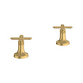 [106254GN00] Listra Cross Handles for Deck Mount Tub Filler (Pair) - GROHE StarLight Chrome