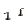 [106257A000] Listra Lever Handles for Bathroom Sink Faucet (Pair) - GROHE StarLight Chrome