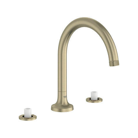Listra 3-Hole Deck Mount Roman Tub Filler - Brushed Nickel InfinityFinish