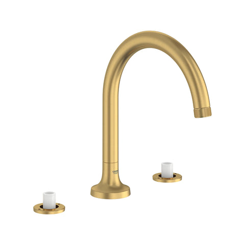 Listra 3-Hole Deck Mount Roman Tub Filler - Brushed Cool Sunrise