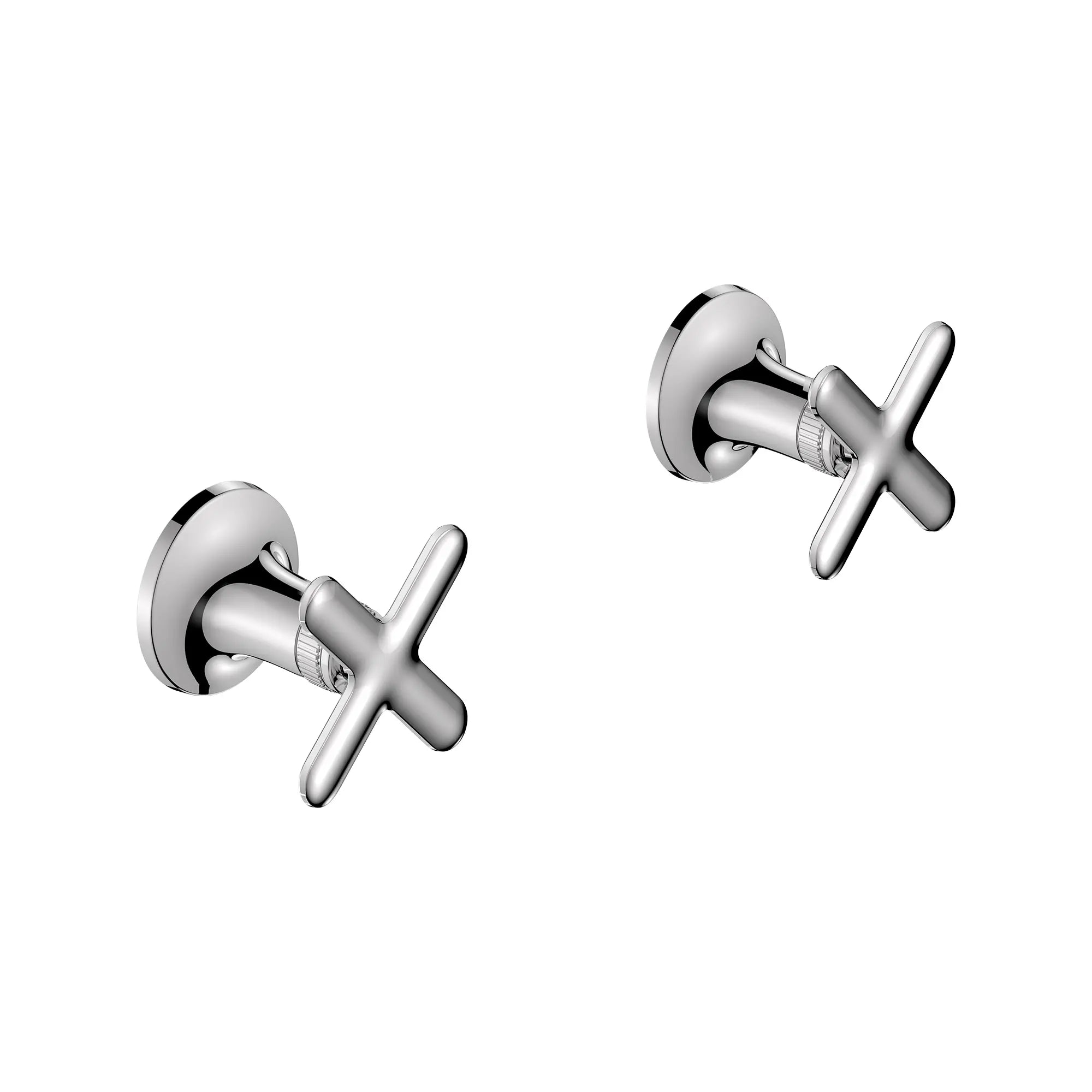 Listra Cross Handles for Bathroom Sink Faucet (Pair) // GROHE STARLIGHT CHROME // 278434_Listra_SiloRight_1062380000_0001_SEPTEMBER2024_0_CDNwebp.webp