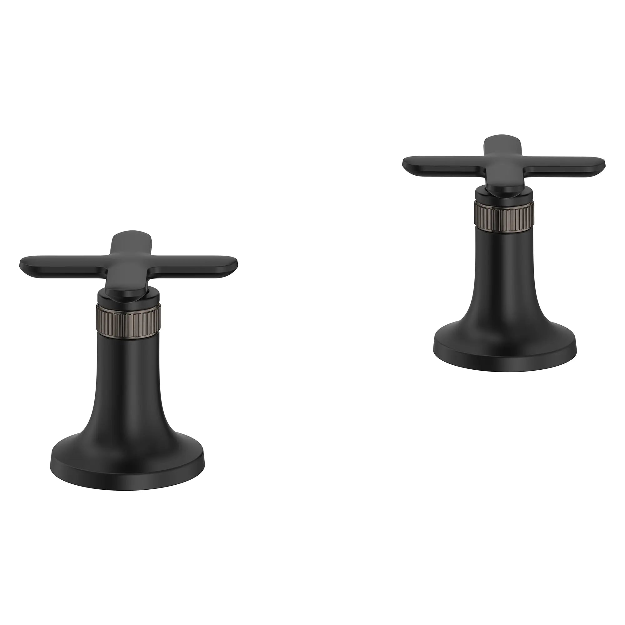 Listra Cross Handles for Bathroom Sink Faucet (Pair) // MATTE BLACK // 278435_Listra_SiloRight_1062382430_0001_SEPTEMBER2024_1_CDNwebp.webp