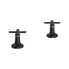 [1062542430] Listra Cross Handles for Deck Mount Tub Filler (Pair) - GROHE StarLight Chrome