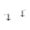 [1062700000] Listra Lever Handles for Deck Mount Tub Filler (Pair) - Hard Graphite