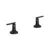 [1062702430] Listra Lever Handles for Deck Mount Tub Filler (Pair) - Hard Graphite