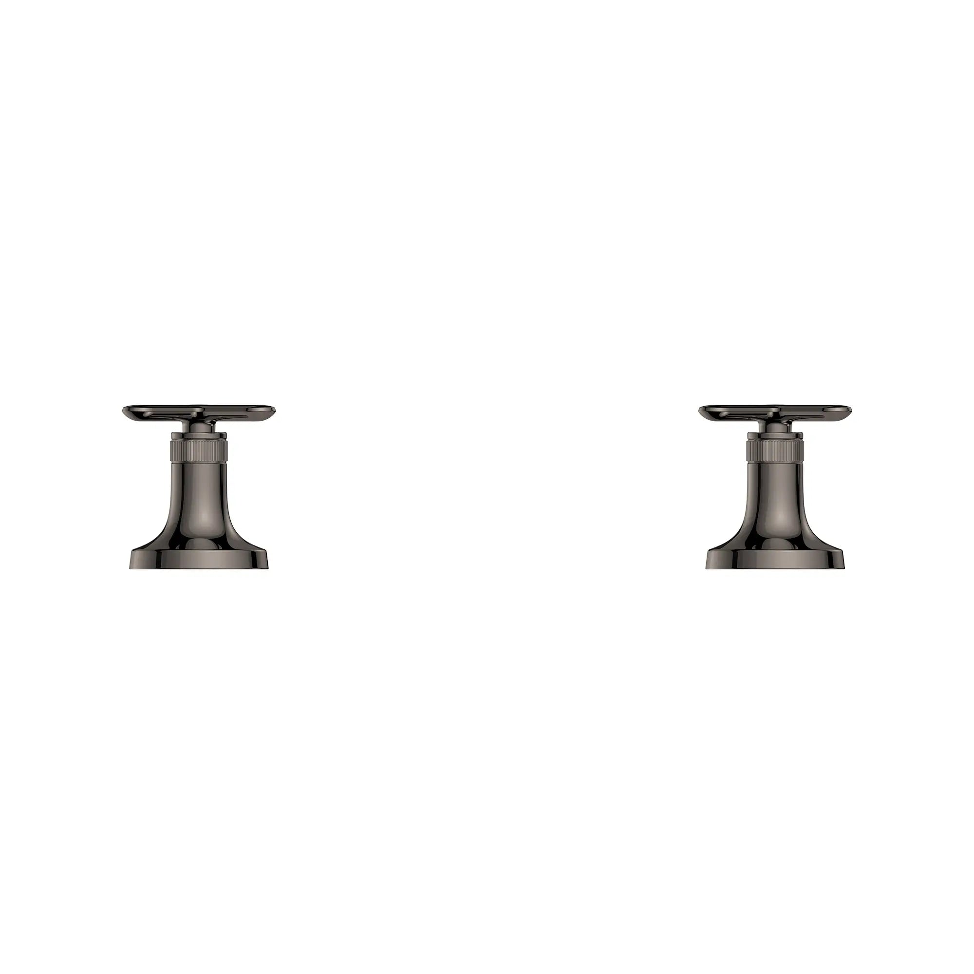 Listra Cross Handles for Deck Mount Tub Filler (Pair) // HARD GRAPHITE // 278480_Listra_SiloStraight_106254A000_0001_SEPTEMBER2024_0_CDNwebp.webp