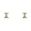 [106254EN00] Listra Cross Handles for Deck Mount Tub Filler (Pair) - GROHE StarLight Chrome