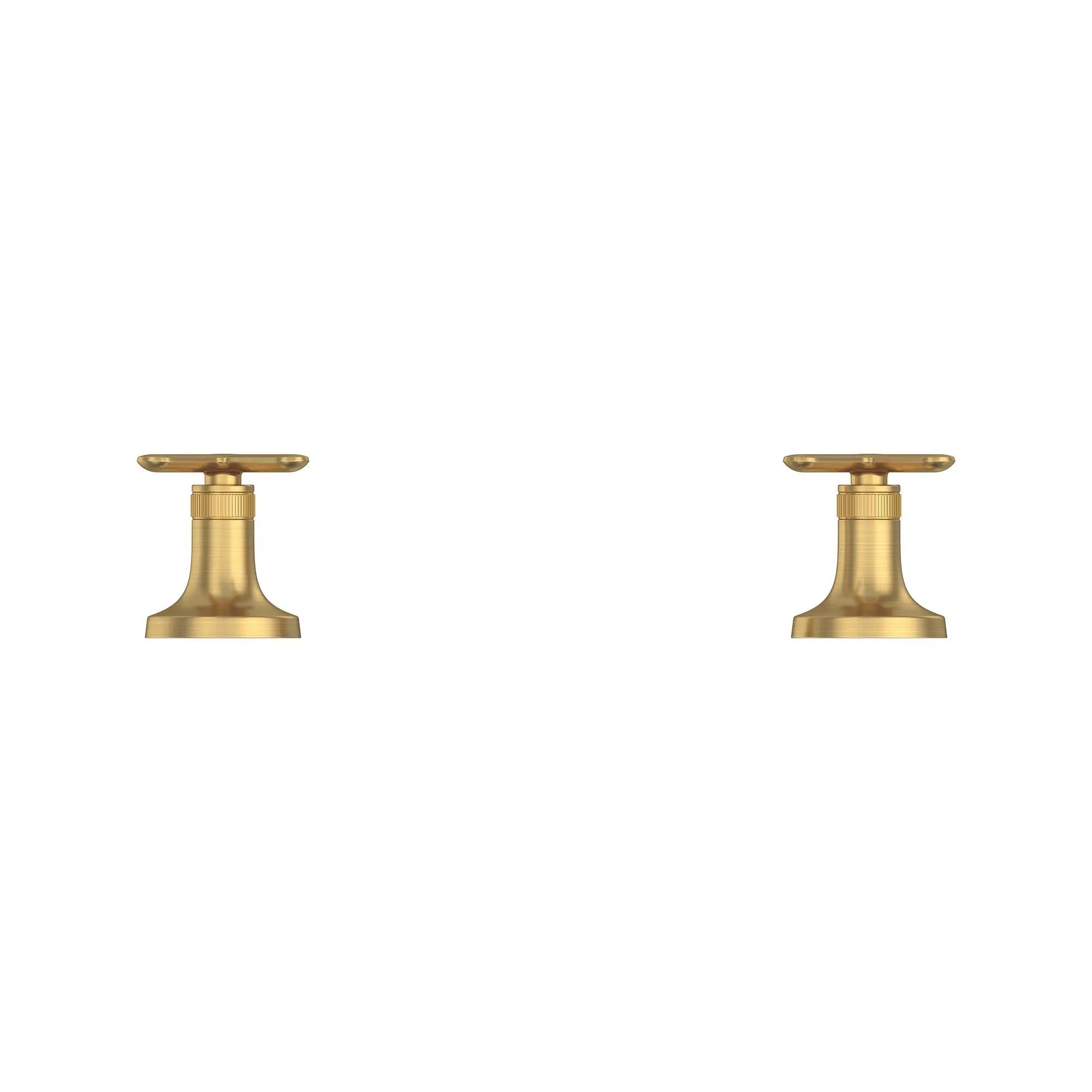 Listra Cross Handles for Deck Mount Tub Filler (Pair) // BRUSHED COOL SUNRISE // 278482_Listra_SiloStraight_106254GN00_0001_SEPTEMBER2024_0_CDNwebp.webp