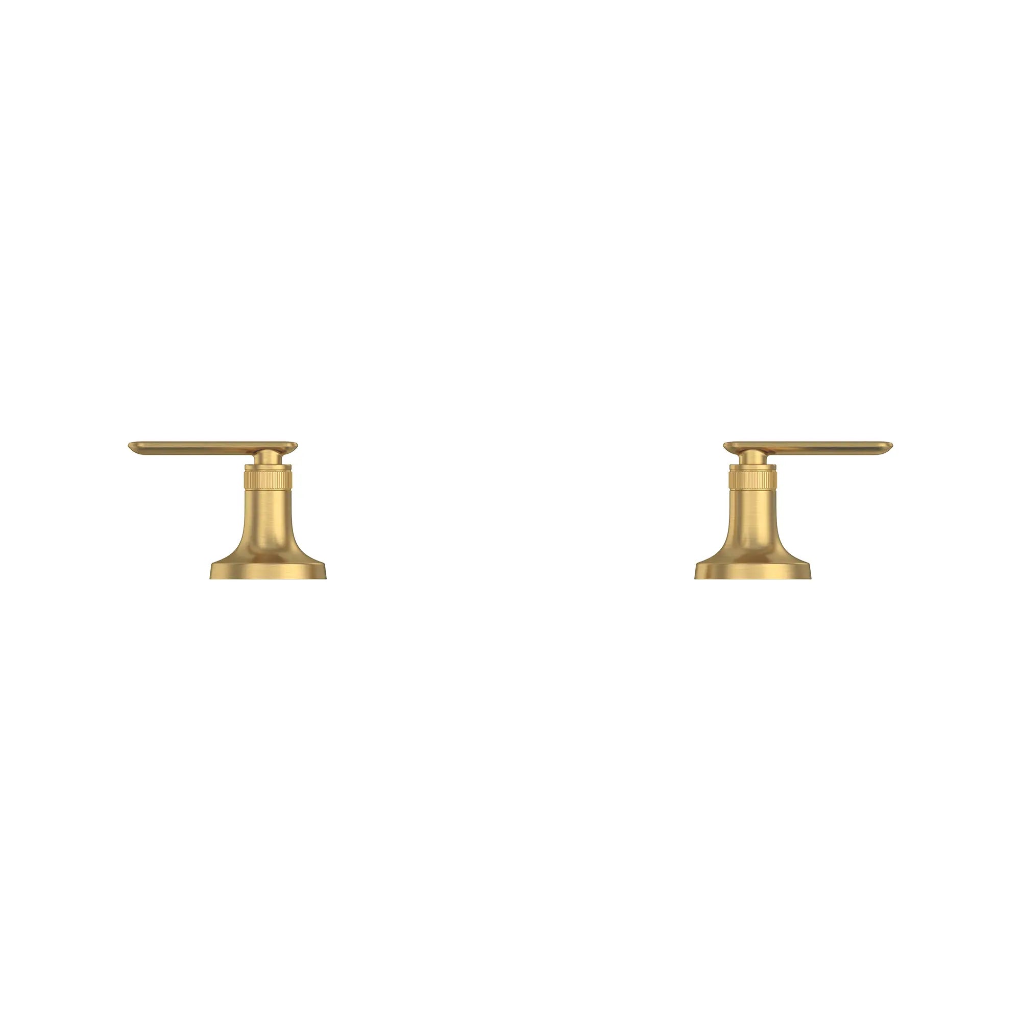 Listra Lever Handles for Deck Mount Tub Filler (Pair) // BRUSHED COOL SUNRISE // 278491_Listra_SiloStraight_106270GN00_0001_SEPTEMBER2024_0_CDNwebp.webp