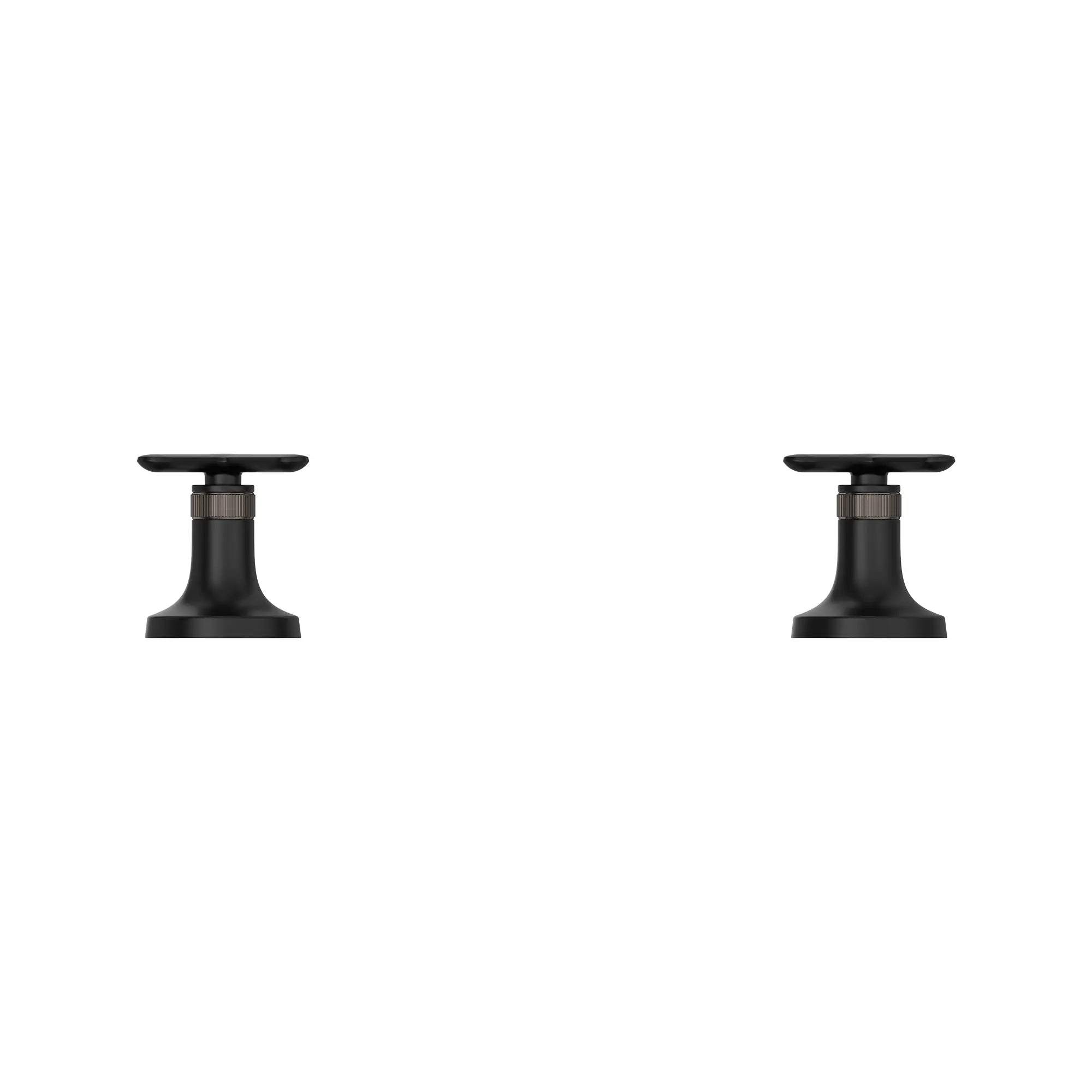 Listra Cross Handles for Deck Mount Tub Filler (Pair) // MATTE BLACK // 278497_Listra_SiloStraight_1062542430_0001_SEPTEMBER2024_0_CDNwebp.webp