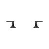 [1062702430] Listra Lever Handles for Deck Mount Tub Filler (Pair) - Hard Graphite