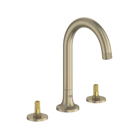 Listra Deck Mount Widespread Bathroom Faucet, 1.2gpm (4.5L/min) - Brushed Nickel InfinityFinish