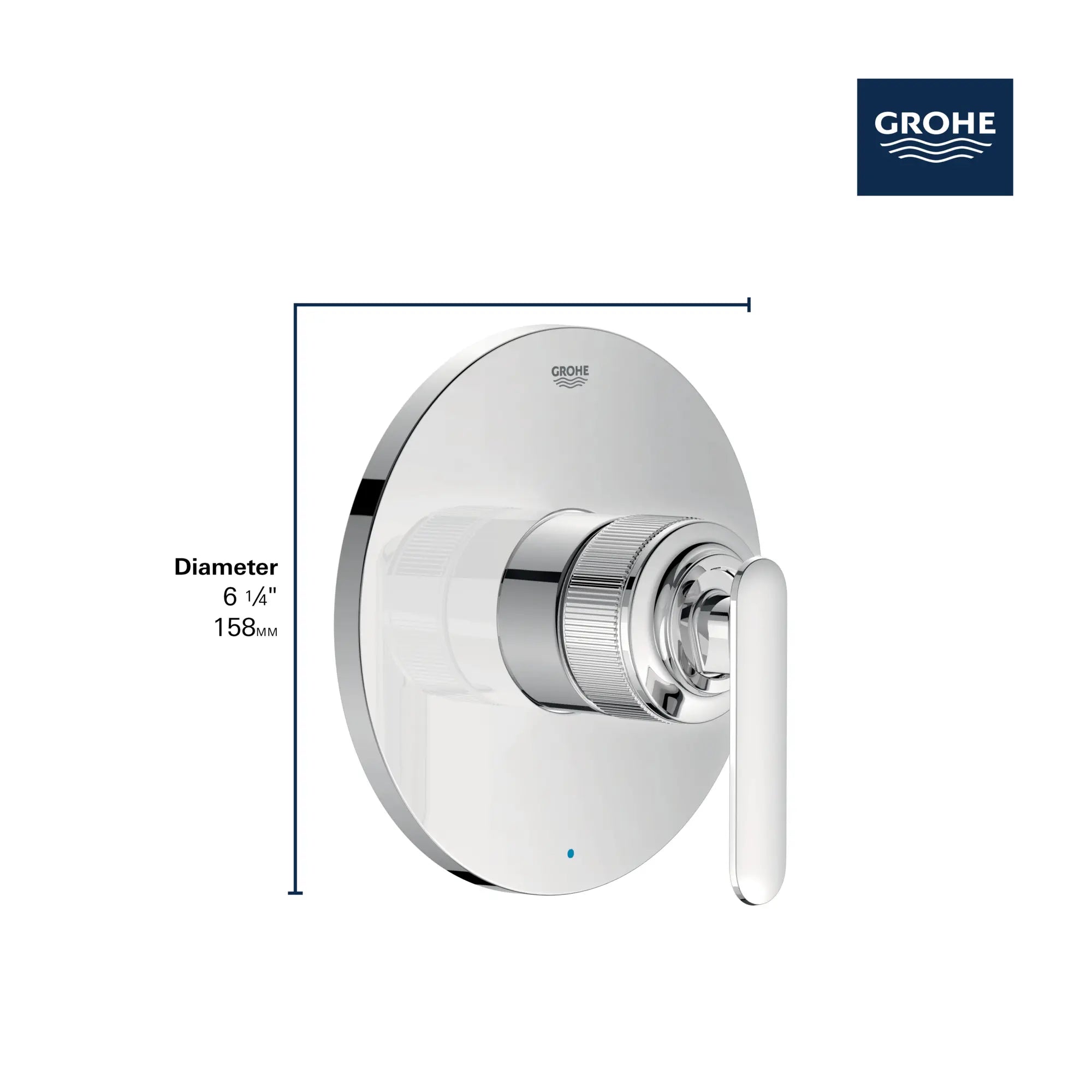 Listra Pressure Balance Valve Trim with Cartridge // GROHE STARLIGHT CHROME // 278705_Listra_Infographic_106176_0001_Nov2025_1_CDNwebp.webp