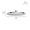 [112095AL00] Rainshower Cosmopolitan2310 Shower Head, 8" - 1 Spray, 2.5 GPM (9.5 L/min) - Brushed Hard Graphite