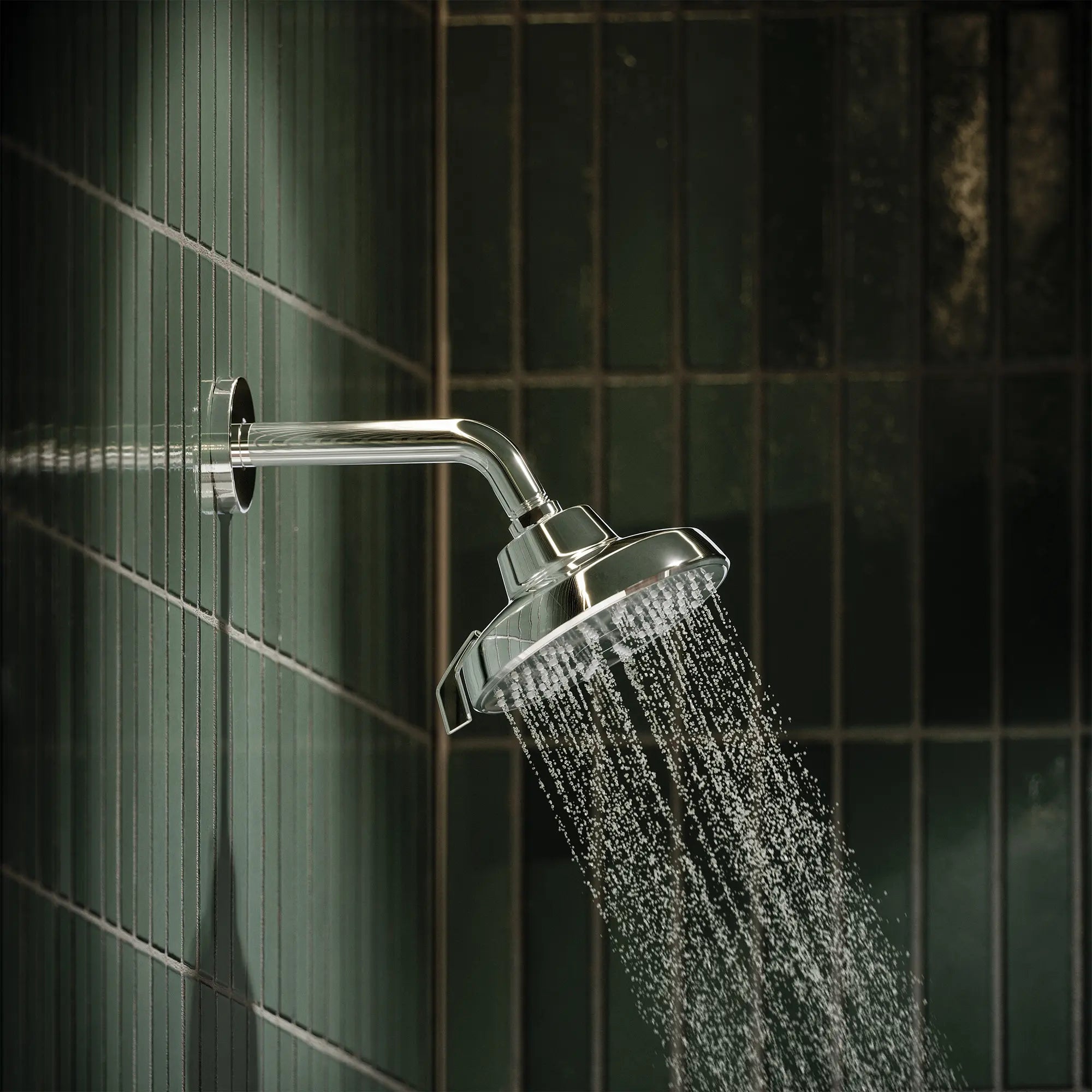 Tempesta 140 with AquaBooster Round Multi Spray Shower Head // GROHE STARLIGHT CHROME // 280801_Aqua_Booster_EnvironmentCloseUp_111746000_0001_January2026_0_CDNwebp.webp