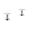 [1062540000] Listra Cross Handles for Deck Mount Tub Filler (Pair) - GROHE StarLight Chrome