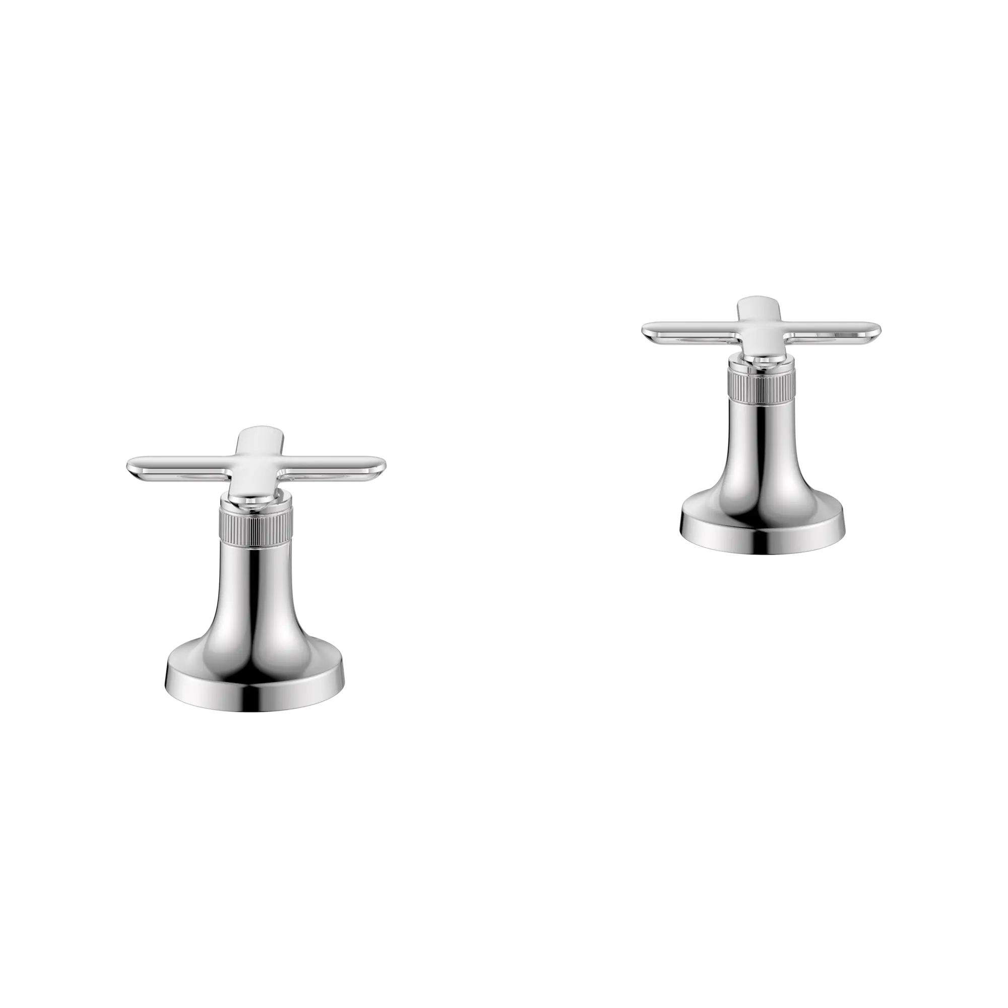 Listra Cross Handles for Deck Mount Tub Filler (Pair) // GROHE STARLIGHT CHROME // 280879_Listra_SiloRight_1062540000_0001_SEPTEMBER2024_0_CDNwebp.webp