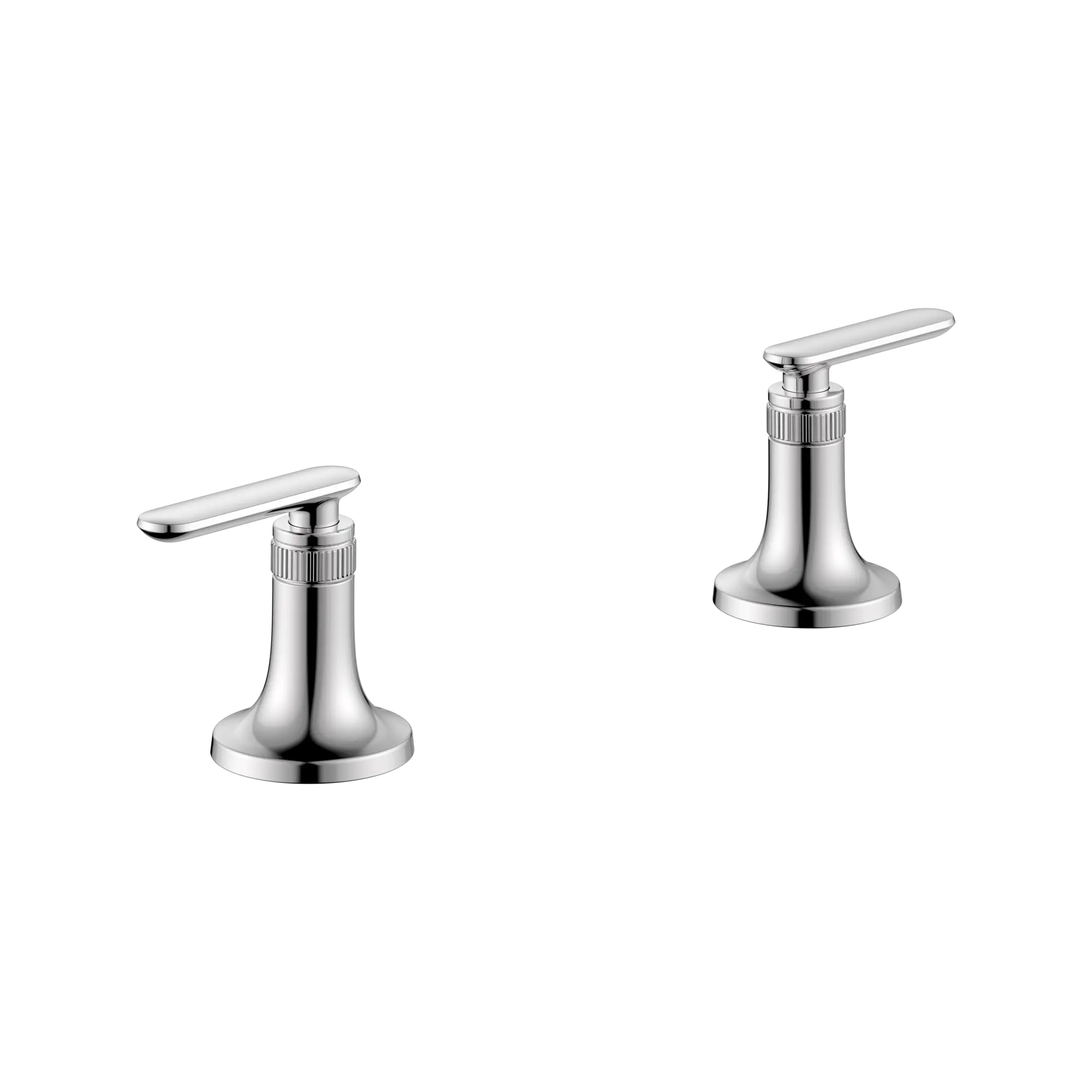 Listra Lever Handles for Bathroom Sink Faucet (Pair) // GROHE STARLIGHT CHROME // 280880_Listra_SiloRight_1062570000_0001_SEPTEMBER2024_0_CDNwebp.webp