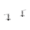 [1062700000] Listra Lever Handles for Deck Mount Tub Filler (Pair) - Hard Graphite