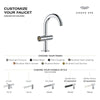 [21148EN0] Atrio Single Hole Two-Handle M-Size Bathroom Faucet without Handles, 1.2 GPM (4.5 L/min) - Brushed Nickel InfinityFinish