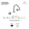 [1053380000] Atrio Private Collection 8-inch Widespread 2-Handle S-Size Bathroom Faucet, 1.2 GPM (4.5 L/min) - GROHE StarLight Chrome