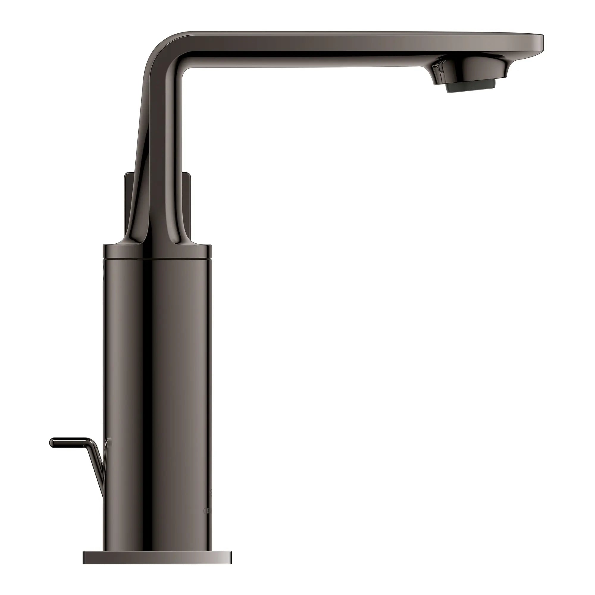 Allure Single-Hole Single-Handle M-Size Bathroom Faucet, 1.2 GPM (4.5 L/min) // HARD GRAPHITE // 281513_Allure_SiloSide_23857A01_0002_Feb2026_0_CDNwebp.webp