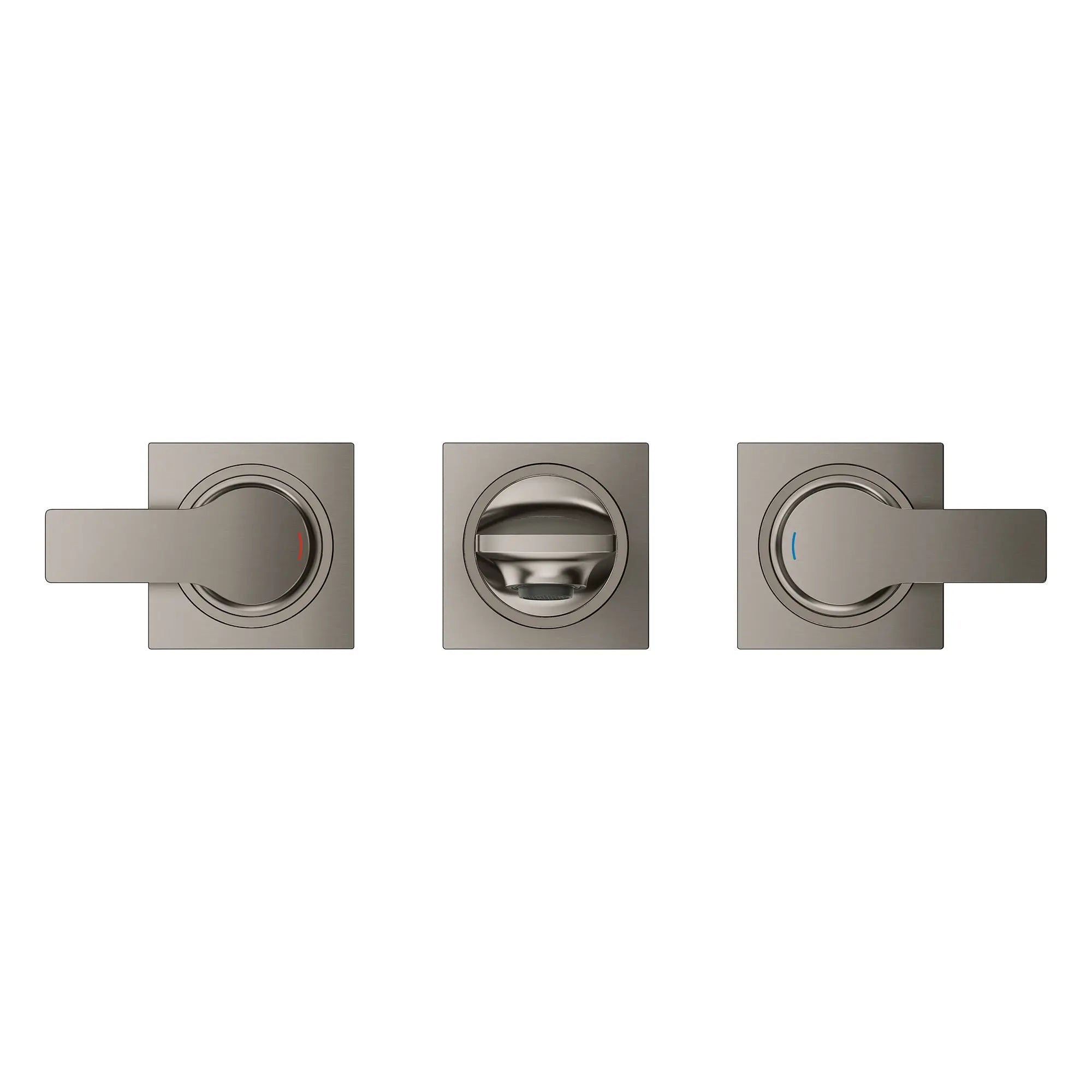 Allure 2-Handle Wall Mount Faucet, 1.2 GPM (4.5 L/min) // BRUSHED HARD GRAPHITE // 281520_Allure_SiloFront_20586AL1_0001_Feb2026_0_CDNwebp.webp