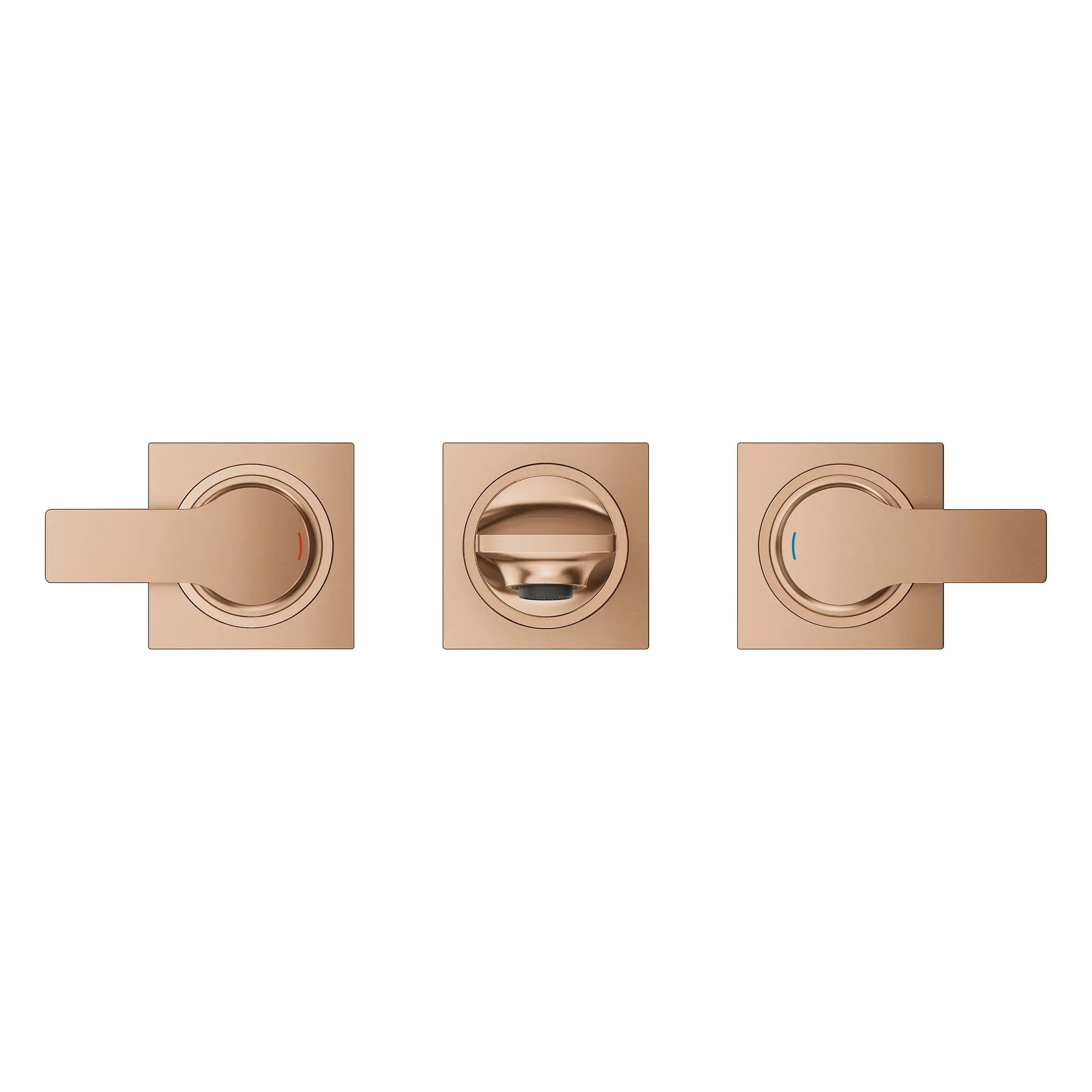 Allure 2-Handle Wall Mount Faucet, 1.2 GPM (4.5 L/min) // BRUSHED WARM SUNSET // 281522_Allure_SiloFront_20586DL1_0001_Feb2026_0_CDNwebp.webp