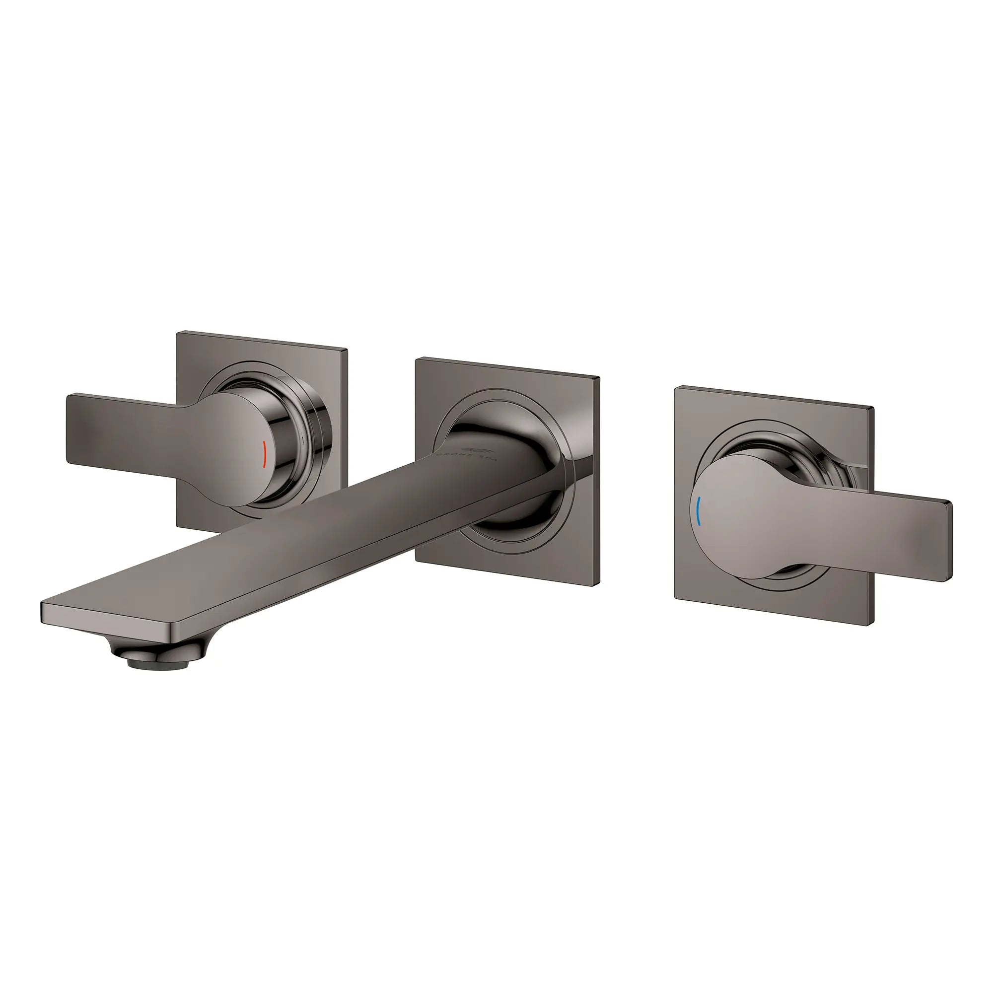Allure 2-Handle Wall Mount Faucet, 1.2 GPM (4.5 L/min) // HARD GRAPHITE // 281531_Allure_SiloLeft_20586A01_0001_Feb2026_0_CDNwebp.webp