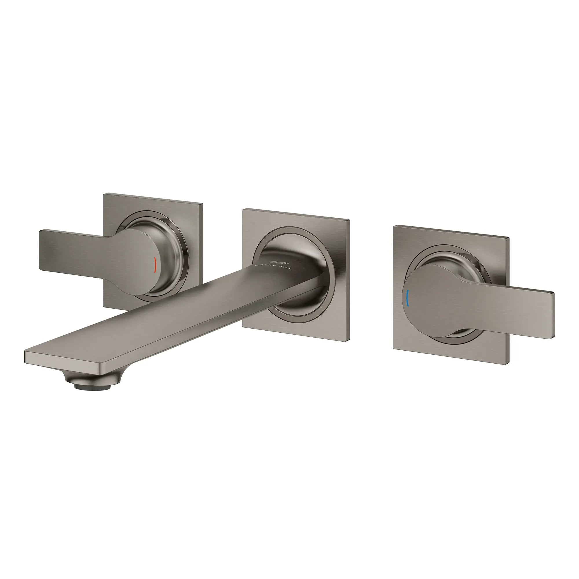 Allure 2-Handle Wall Mount Faucet, 1.2 GPM (4.5 L/min) // BRUSHED HARD GRAPHITE // 281532_Allure_SiloLeft_20586AL1_0001_Feb2026_0_CDNwebp.webp