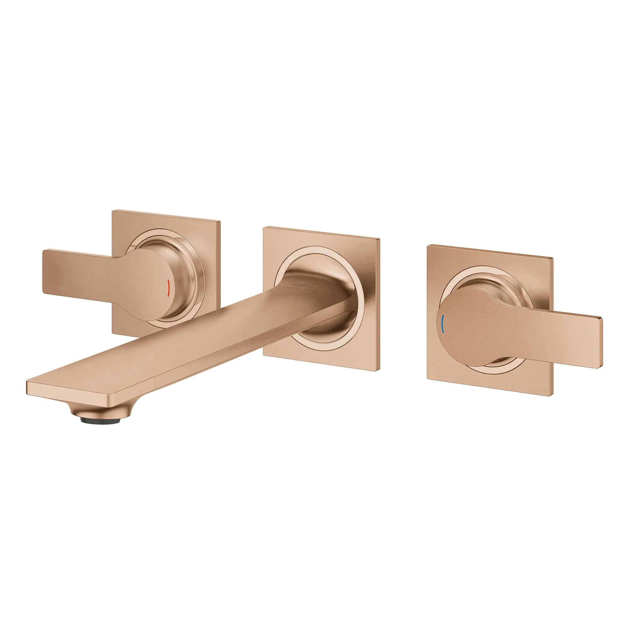 Allure 2-Handle Wall Mount Faucet, 1.2 GPM (4.5 L/min) // BRUSHED WARM SUNSET // 281535_Allure_SiloLeft_20586DL1_0001_Feb2026_0_CDNwebp.webp