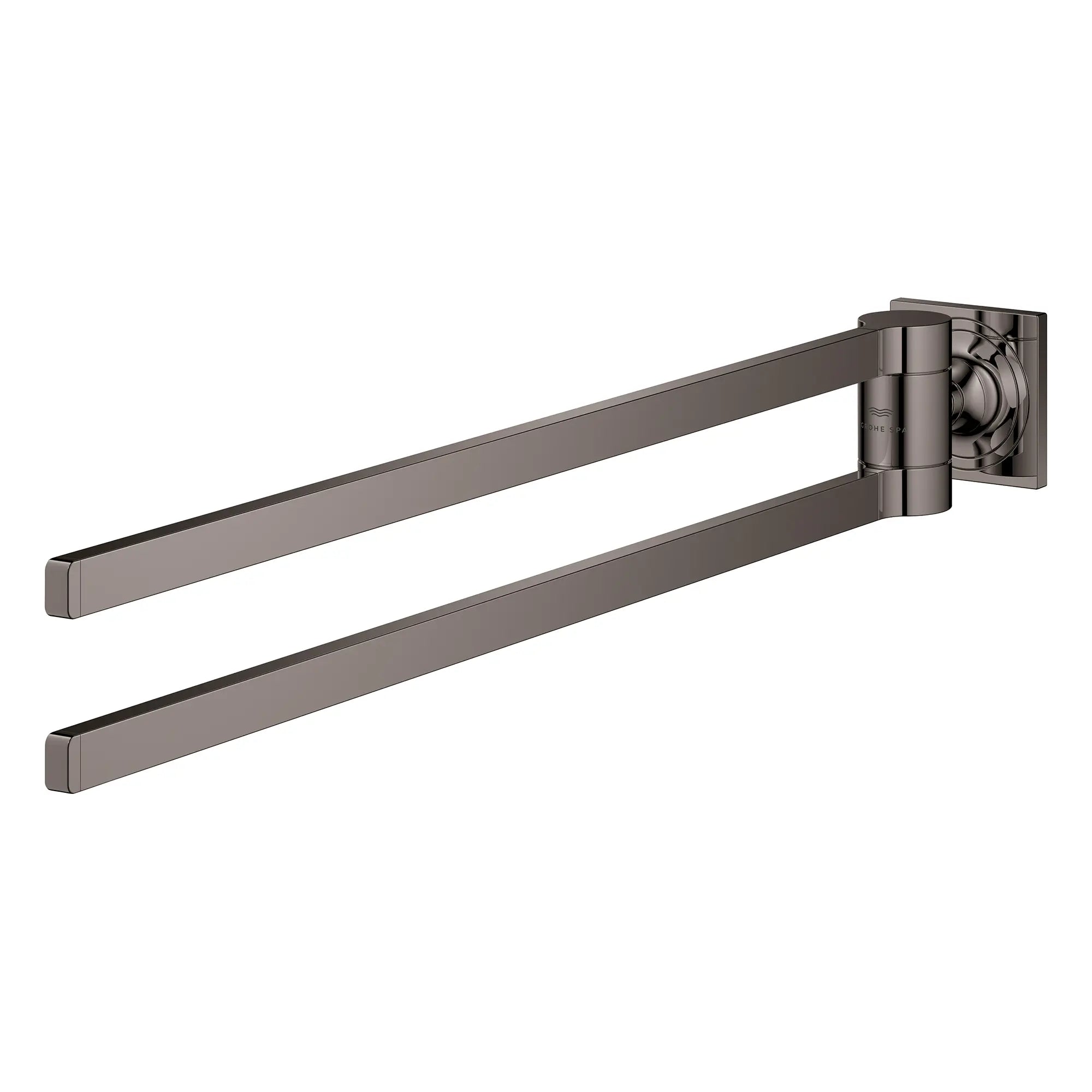 Allure 24" Double Towel Bar // HARD GRAPHITE // 281548_Allure_SiloLeft_40342A01_0001_Feb2026_0_CDNwebp.webp