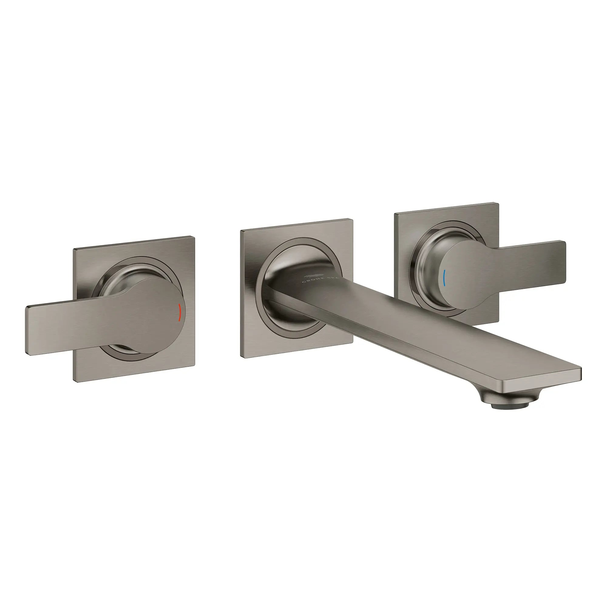 Allure 2-Handle Wall Mount Faucet, 1.2 GPM (4.5 L/min) // BRUSHED HARD GRAPHITE // 281564_Allure_SiloRight_20586AL1_0001_Feb2026_0_CDNwebp.webp