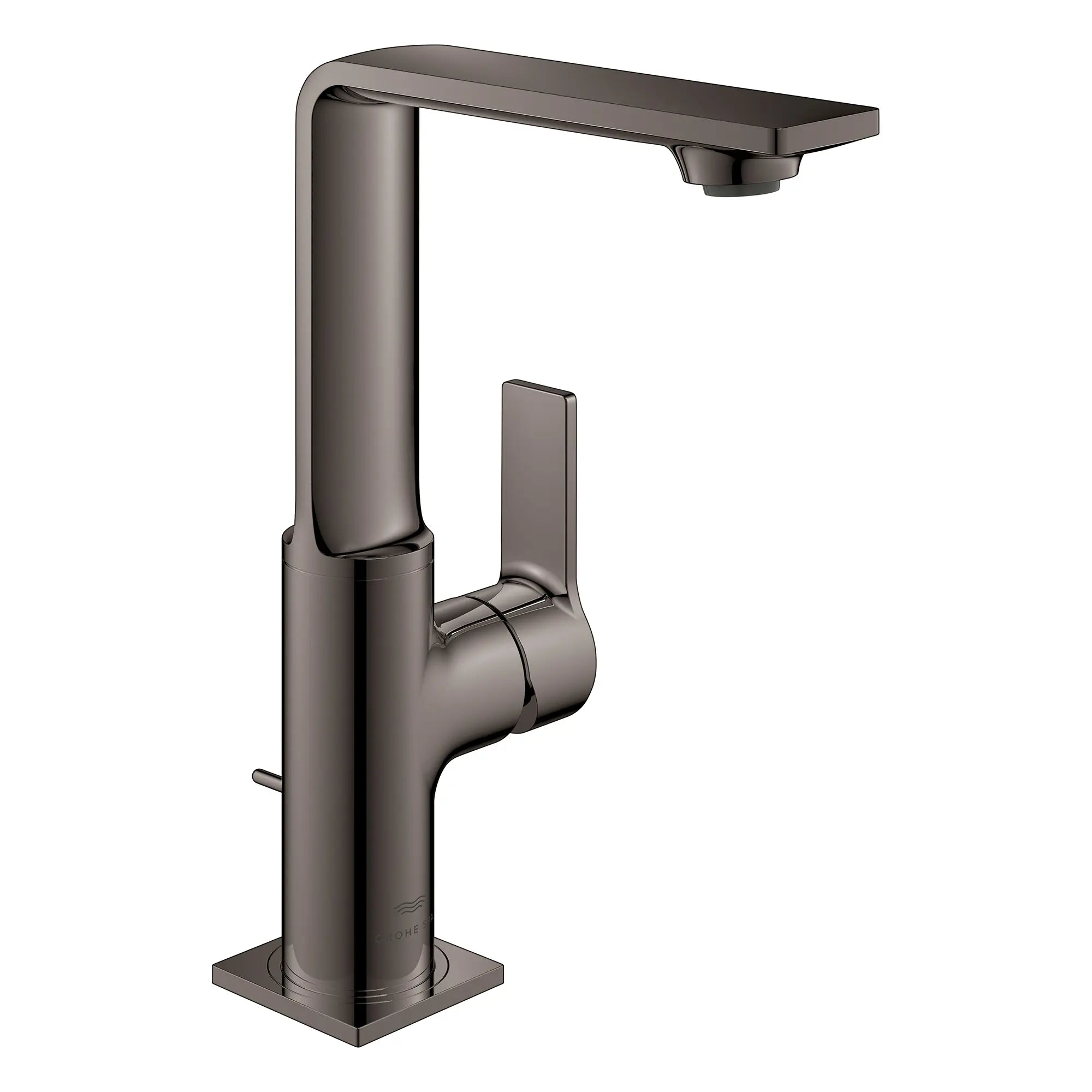 Allure Single-Hole Single-Handle L-Size Bathroom Faucet, 1.2 GPM (4.5 L/min) // HARD GRAPHITE // 281569_Allure_SiloRight_23858A01_0001_Feb2026_0_CDNwebp.webp