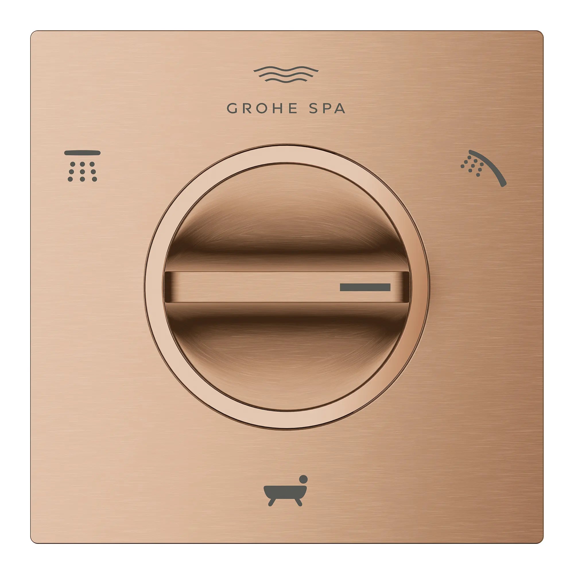 Atrio 3-Way Diverter Trim // BRUSHED WARM SUNSET // 281618_Atrio_SiloFront_29409DL0_0001_Feb2026_0_CDNwebp.webp