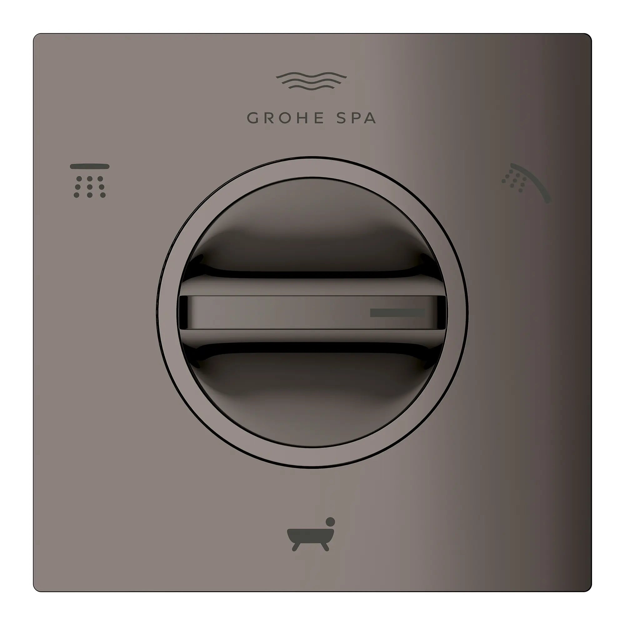 Atrio 3-Way Diverter Trim // HARD GRAPHITE // 281624_Atrio_SiloFront_29409A00_0001_Feb2026_0_CDNwebp.webp