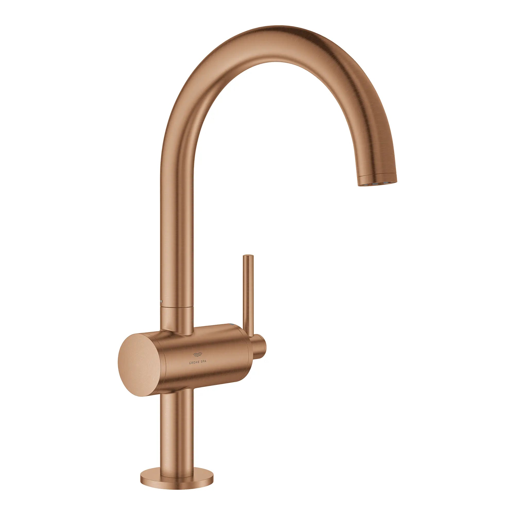 Atrio Single Hole Single-Handle L-Size Bathroom Faucet, 1.2 GPM (4.5 L/min) // BRUSHED WARM SUNSET // 281629_Atrio_SiloRight_24350DL0_0001_Feb2026_0_CDNwebp.webp
