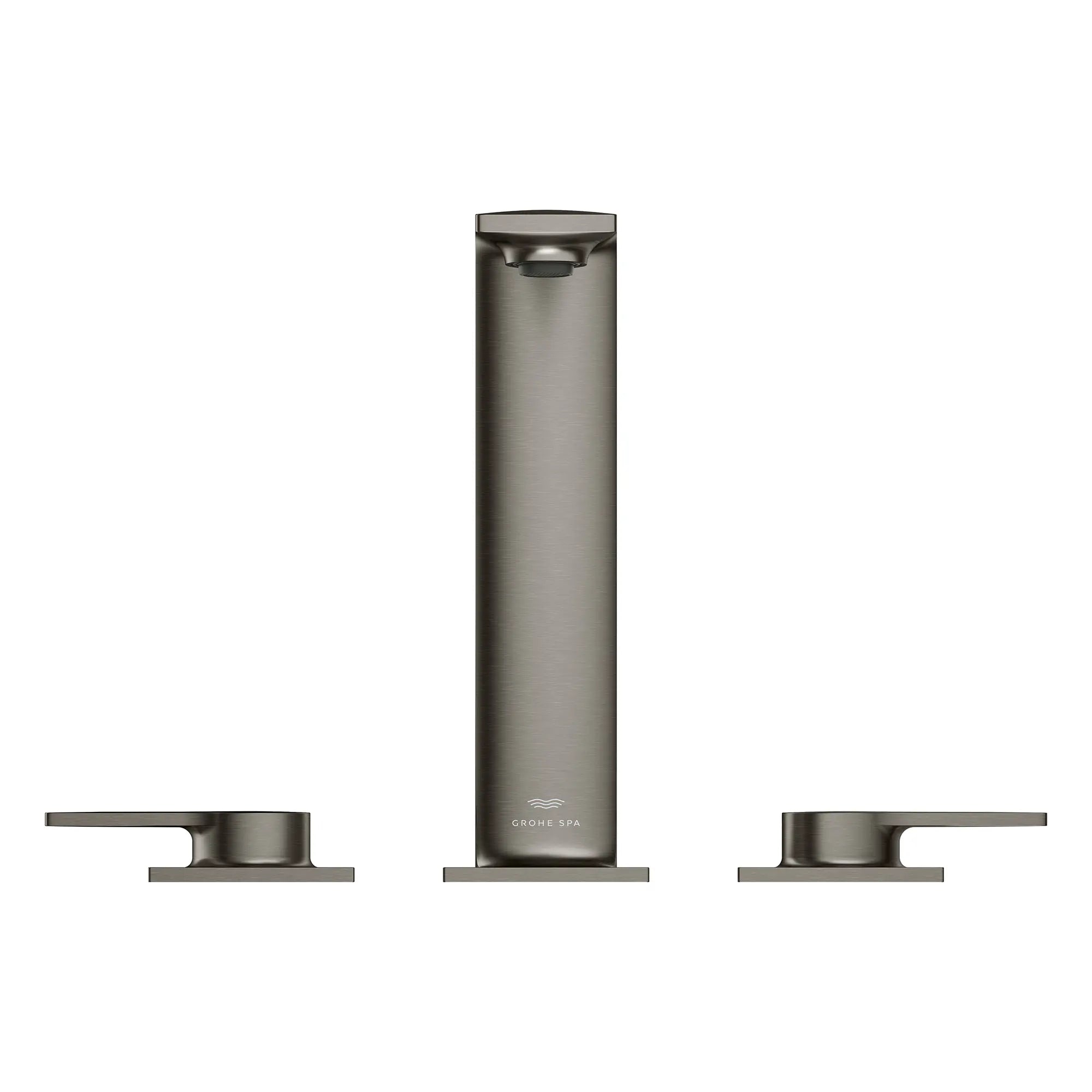 Allure 8-inch Widespread 2-Handle M-Size Bathroom Faucet, 1.2 GPM (4.5 L/min) // BRUSHED HARD GRAPHITE // 281637_Allure_SiloFront_20584AL1_0001_Feb2026_0_CDNwebp.webp