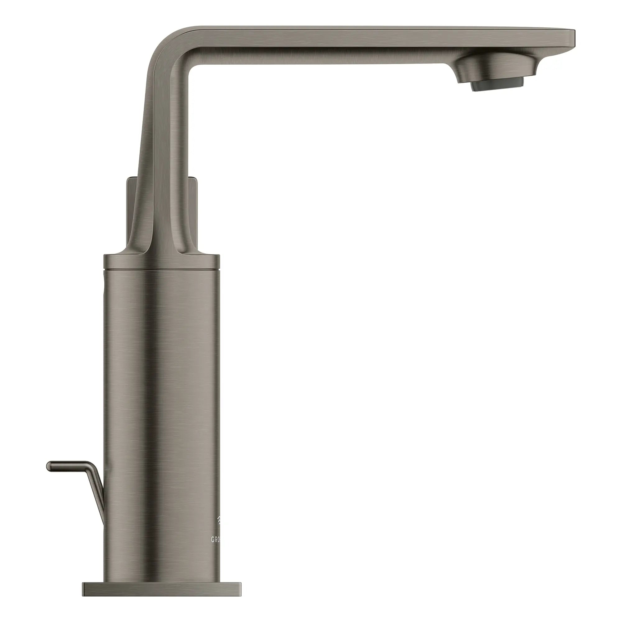 Allure Single-Hole Single-Handle M-Size Bathroom Faucet, 1.2 GPM (4.5 L/min) // BRUSHED HARD GRAPHITE // 281647_Allure_SiloSide_23857AL1_0001_Feb2026_0_CDNwebp.webp