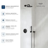 [112095AL00] Rainshower Cosmopolitan2310 Shower Head, 8" - 1 Spray, 2.5 GPM (9.5 L/min) - Brushed Hard Graphite