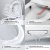 [131886SH00] Electronic Bidet Toilet, 1.28/0.8 gpf (4.8/3.0 Lpf) - ALPINE WHITE