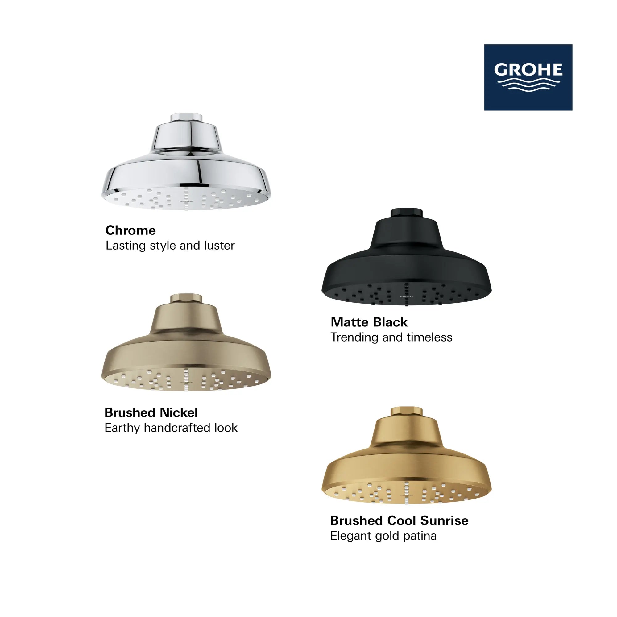 Tempesta 140 with AquaBooster Round Single Spray Shower Head // BRUSHED NICKEL INFINITYFINISH // 282043_Tempesta_Infographic_111727_0001_MAR2026_0_CDNwebp.webp