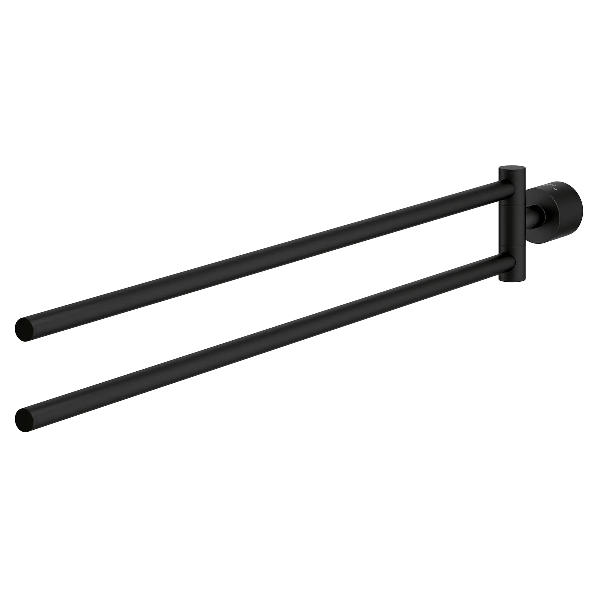 Atrio 18-1/2" Double Towel Rail // MATTE BLACK // 282095_Atrio_SiloLeft_408882430_March2026_0_CDNwebp.webp