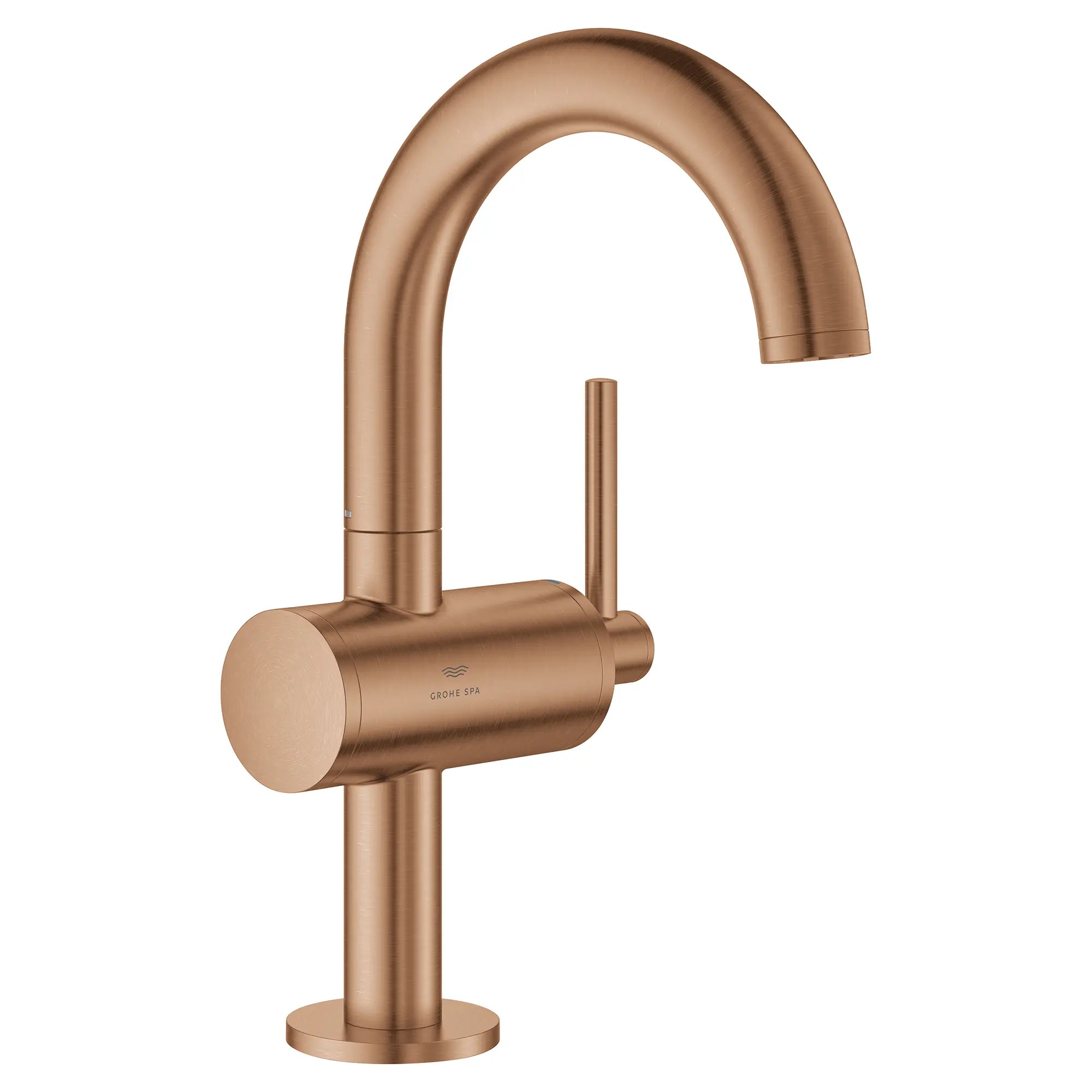 Atrio Single Hole Single-Handle M-Size Bathroom Faucet, 1.2 GPM (4.5 L/min) // BRUSHED WARM SUNSET // 282195_Atrio_SiloRight_24351DL0_0001_March2026_0_CDNwebp.webp