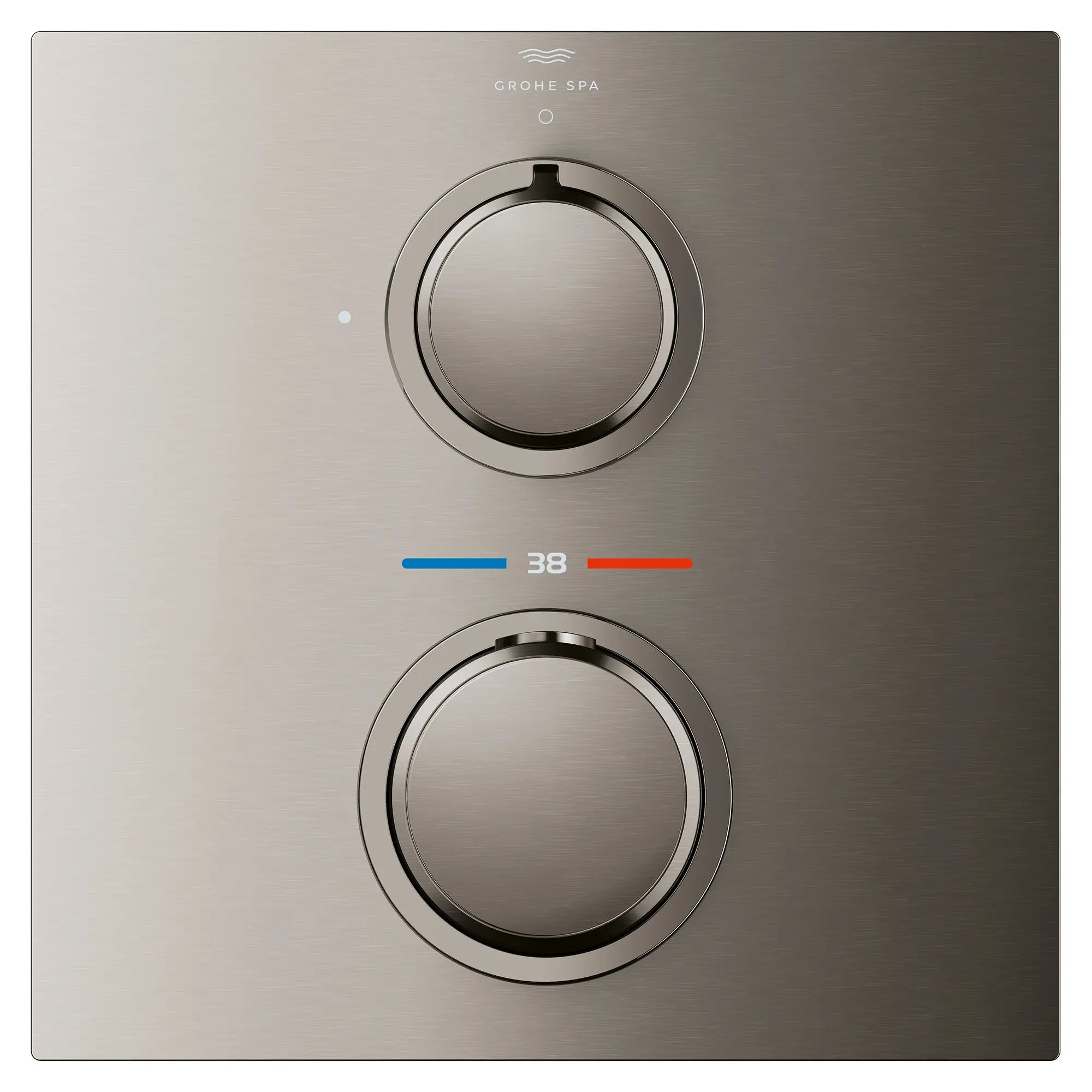 Allure Single Function 2-Handle Thermostatic Valve Trim // BRUSHED HARD GRAPHITE // 282200_Allure_SiloFront_29177AL1_0001_March2026_0_CDNwebp.webp