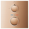 [29177DL1] Allure Single Function 2-Handle Thermostatic Valve Trim - Brushed Warm Sunset