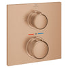 [29177DL1] Allure Single Function 2-Handle Thermostatic Valve Trim - Brushed Warm Sunset