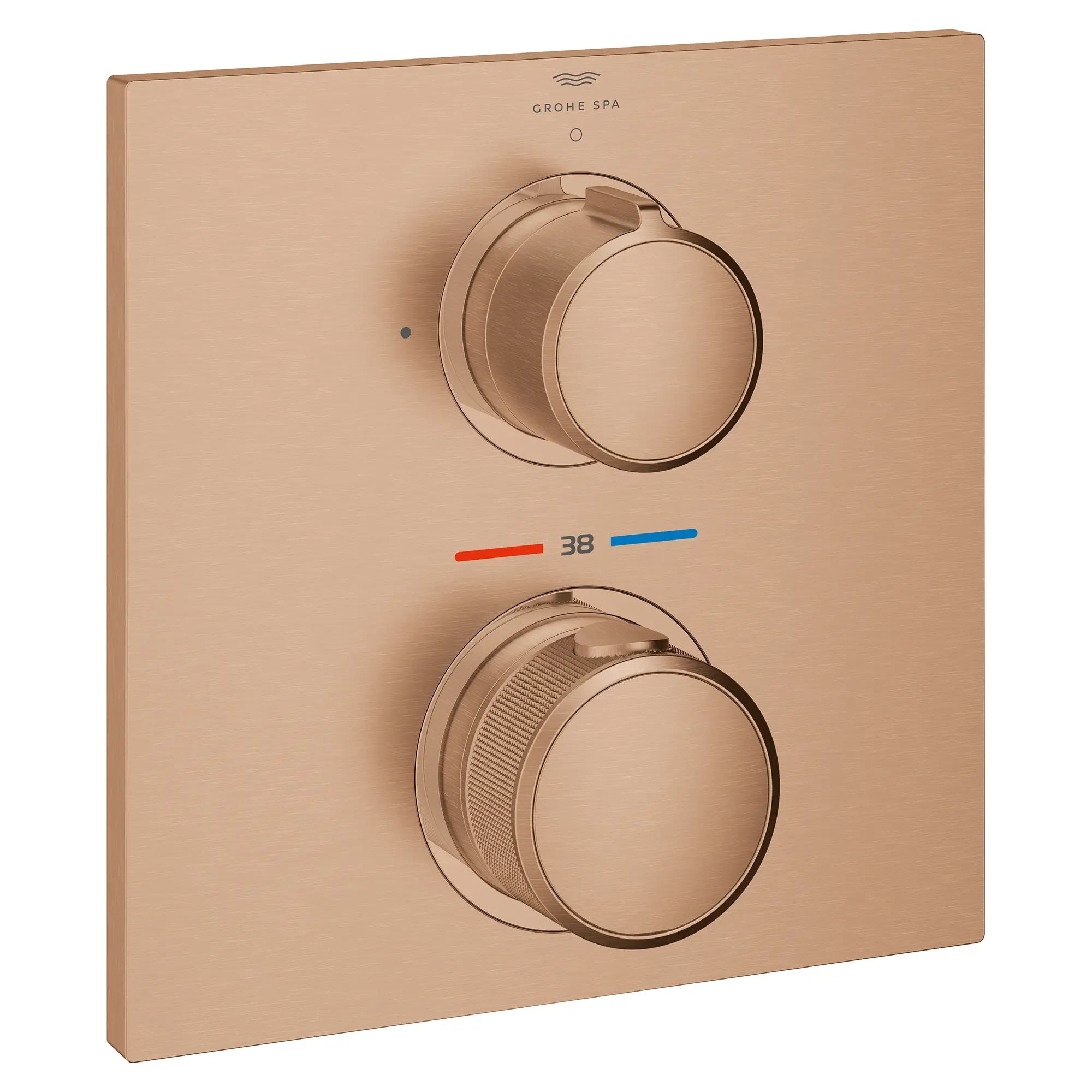 Allure Single Function 2-Handle Thermostatic Valve Trim // BRUSHED WARM SUNSET // 282209_Allure_SiloRight_29177DL1_0001_March2026_0_CDNwebp.webp