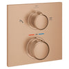 [29178DL1] Allure Dual Function 2-Handle Thermostatic Valve Trim - Matte Black