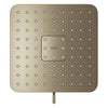 [111721EN00] Euphoria 140 with AquaBooster Square Multi Spray Shower Head - Hard Graphite